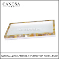 Bathroom Accessories Golden Mother of Pearl Trays